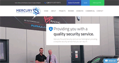 Desktop Screenshot of mercury-security.co.uk