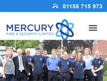 Tablet Screenshot of mercury-security.co.uk